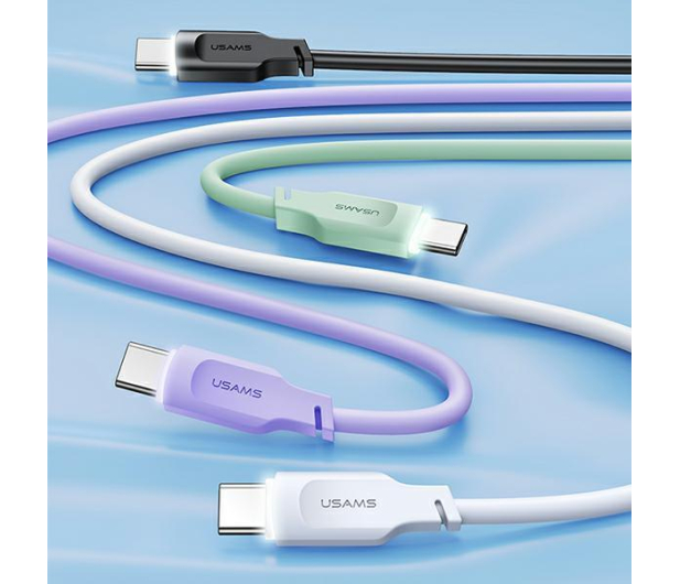 USAMS Kabel USB-C/USB-C 100W 1,2m Port Display zielony - 1569062 - zdjęcie 11